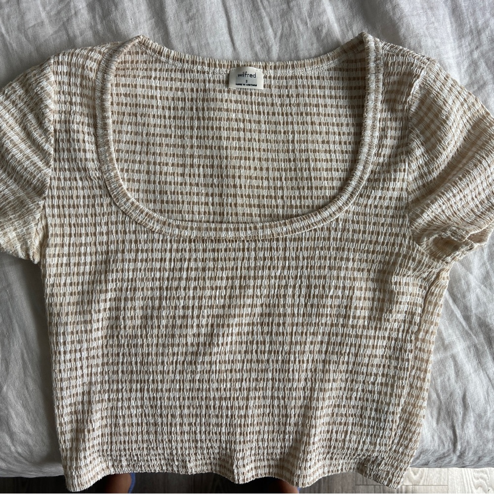 Aritzia Wilfred Verona Top Size Small